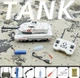Танк на радиоуправлении TANK, со светом, стреляет орбизами, вращение башни на 360° Белый - изображение 2