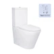Напольный унитаз Qtap Swan Ultra Quiet с сиденьем Soft-close 640x360x835 мм QT16222182TW White - изображение 1
