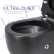 Унитаз подвесной Qtap Taurus безободочный с сиденьем Soft-close QT2433084EUQMB - изображение 5