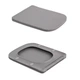 Унитаз подвесной Qtap Tern Ultra Quiet 520×345×325 мм, Stone grey, с сиденьем Slim Duroplast / Soft-close / Quick Release - изображение 8
