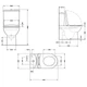 Напольный унитаз Qtap Stork Ultra Quiet 630×350×805 мм с сиденьем Soft-close, White QTSTO27W49260 - изображение 2
