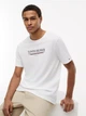 Футболка бавовняна довга чоловіча Tommy Hilfiger XM07845-YCF(Optic White) L Біла (198928519176) - зображення 4