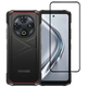 Защитное стекло LUX для Doogee Fire 6 / Fire 6 Power полная проклейка черный - изображение 1