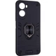 Чехол Fiji Defence для Poco C81 Pro защитный бампер с кольцом подставкой Black - изображение 1