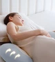 Подушка для вагітних BabyWatch U-подібна, підтримка живота та талії, для сну на боці, силіконова, сіра - зображення 6