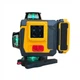 Лазерный уровень DCLE34031N нивелир самовыравнивающийся аккумуляторный 4D 16 линий 360° зеленый луч 25 м 3.7 В 5 А·ч профессиональный со штативом для строительных монтажных отделочных работ разметки - изображение 3