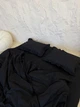 Комплект постельного белья с рюшами BLACK (черный, однотонный) Евро 200х220 см - изображение 2