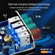 Сетевое зарядное устройство для быстрой зарядки 4 port USB Quick Charge 3.0 Black (12W) — компактная универсальная зарядка с - изображение 4