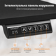 Комп'ютерний стіл SENSE7 NOJO LIGHT 120×60 см з електричним регулюванням висоти, чорний - зображення 7