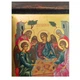 Писаная греческая икона Святой Троицы 14×17 см - изображение 3