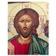 Писаная греческая икона Иисус Христос Вседержитель 18×23 см - изображение 5