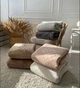 Покривало ТЕП велюрове Velour Ромб круглий темно-коричневий 180*240 см - зображення 2