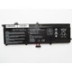Аккумулятор для ноутбука Asus X202E C21-X202, 5000mAh (37Wh), 4cell, 7.4V, Li-ion AlSoft (A47503) - изображение 1