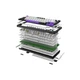 Клавиатура Hator Hellyberry Mechanical Linear RGB USB UA White/Violet (HK75) - изображение 9