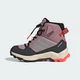 Дитячі туристичні черевики Terrex Ax4r Mid CLIMAWARM+ Kids adidas KI5824 (28.5 EUR) рожевий (4068815602020) - зображення 7