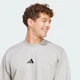 Чоловічий світшот Essentials Feelcozy Fleece adidas JE3790 (L) сірий (4067906144968) - зображення 4