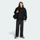 Мужская флисовая спортивная кофта City Tech 3 Stripes High Pile Full Zip adidas KV2131 (2XL) черный (4069993223359) - изображение 3