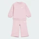 Детский комплект: свитшот и брюки LOOSE CREW Top & WIDE LEG PANTS adidas KT2239 (98) фиолетовый (4069995442284) - изображение 1