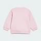 Детский комплект: свитшот и брюки LOOSE CREW Top & WIDE LEG PANTS adidas KT2239 (98) фиолетовый (4069995442284) - изображение 4