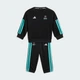 Детский спортивный костюм MERCEDES - AMG PETRONAS FORMULA 1 TEAM DNA BABY adidas KE5933 (74) черный (4068819431800) - изображение 2