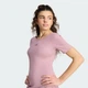 Женское платье ADIDAS KIT SMALL LOGO RIB adidas KT0274 (XS) фиолетовый (4068804770983) - изображение 4