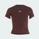Футболка ESSENTIALS POLYESTER SHORT SLEEVE adidas KV9142 (XS) коричневый (4069995518125) - изображение 6