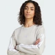 Женский свитшот Essentials 3-Stripes Fleece adidas JX7689 (XS) бежевый (4068807418325) - изображение 4