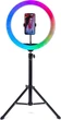 Кільцева LED RGB лампа MJ-26 26 см зі штативом і тримачем для телефону, селфі-лампа USB для фото та відео - зображення 7