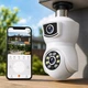 Камера відеоспостереження PTZ-Lamp V09 Wi-Fi 2MP 1080P у патрон E27, поворотна IP-камера з нічним баченням і двостороннім зв'язком - зображення 1