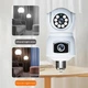 Камера відеоспостереження PTZ-Lamp V09 Wi-Fi 2MP 1080P у патрон E27, поворотна IP-камера з нічним баченням і двостороннім зв'язком - зображення 6