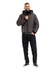 Демисезонная мужская куртка большого размера UF-Fashion 141-DVL DV MEN'S 60 коричневый - изображение 1