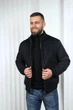 Куртка-пальто демисезонная мужская от производителя UF-Fashion 127-DVL DV MEN'S 62 черный - изображение 2