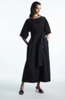 Комбінезон жіночий COS belted wide-leg jumpsuit 1152147001 S Темний синій - зображення 1