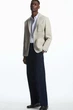 Блейзер чоловічий COS single-breasted twill blazer 1131582002 Eur 48 Бежевий - изображение 3