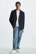 Блейзер чоловічий COS regular-fit blazer 1098861001 Eur 48 Темний синій - изображение 4