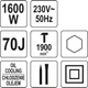 Молоток отбойный YATO 1600 Вт YT-82002 - изображение 6