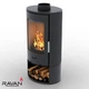 Чугунная дровяная печь-камин Ravan Auron box 12 кВт - изображение 9