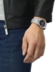 Чоловічий швейцарський годинник Tissot PRX T137.410.11.051.00 (Сріблястий / Чорний циферблат) - зображення 4