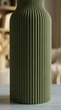 Интерьерная ваза "Fluted Bottle" 5 х 5 з 15 см - изображение 2
