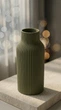 Интерьерная ваза "Fluted Bottle" 5 х 5 з 15 см - изображение 3
