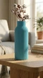 Интерьерная ваза "Fluted Bottle" 5 х 5 з 15 см - изображение 5