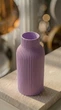 Интерьерная ваза "Fluted Bottle" 5 х 5 з 15 см - изображение 4