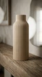 Интерьерная ваза "Fluted Bottle" 5 х 5 з 15 см - изображение 2