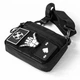 Сумка через плечо Hunter Mini Black, барсетка из Оксфорда 1000Д, черная, с Velcro-панелью для патчей (20х15х5 см) - изображение 9