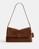 Сумка жіноча Coach Chelsea Shoulder Bag 30 CDS59 замшева/коричнева - изображение 1