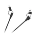 Кабель USB A/C - USB C/Lightning (2+2) 1m Cabletech (KPO3943) - изображение 1