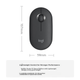 Мышь Logitech Pebble Enterprise Wireless/Bluetooth Light Blue - изображение 5