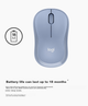 Миша Logitech M221 Silent Wireless Light Blue - зображення 4