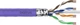 Kabel Digitus CAT 6 F/UTP B2ca AWG 23/1 instalacyjny 500 m Fioletowy (4016032442080) - obraz 1