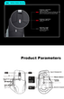 Мышь HP Professor1 Wireless/Bluetooth/USB Dark Grey - изображение 8